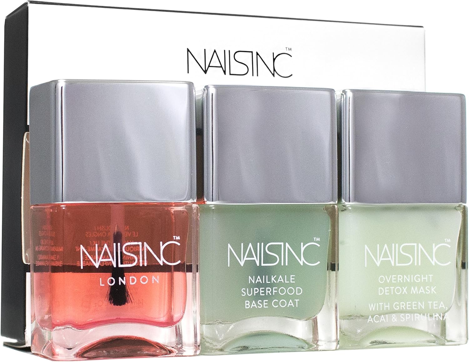Nails Inc Trio Power Treatments Set, set of 3 Amazon.co.uk Luxury Beauty