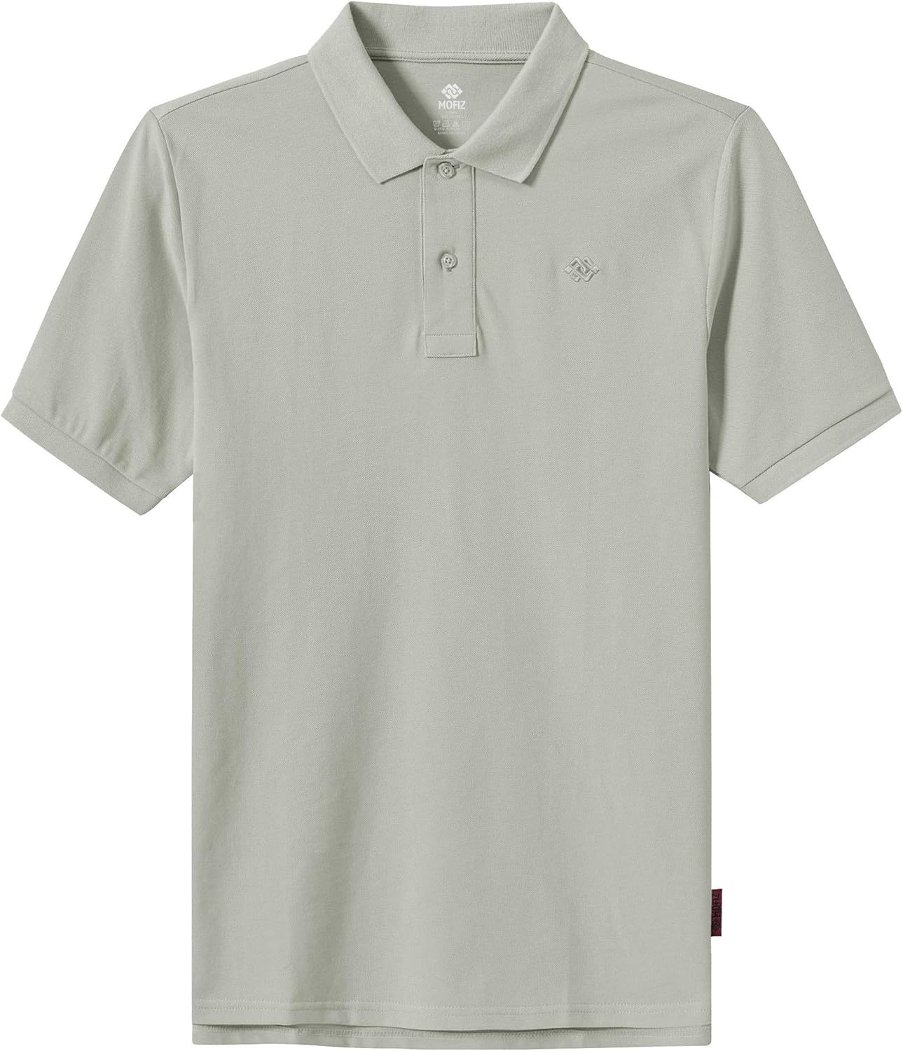 MoFiz Men's Golf Shirts Short Sleeve Shirts 100% Cotton Athletic Shirts Collared T-Shirt Comfortable Polo Shirts: Clothing