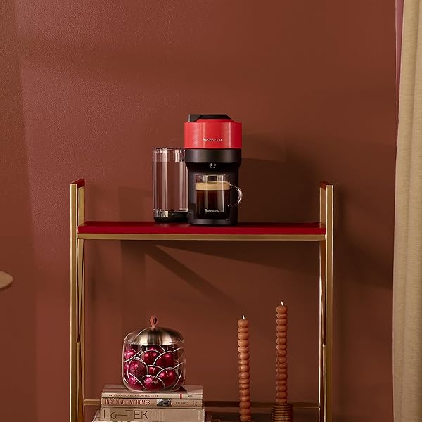 NESPRESSO VERTUO POP+ COFFEE AND ESPRESSO MAKER BY BREVILLE, SPICY RED