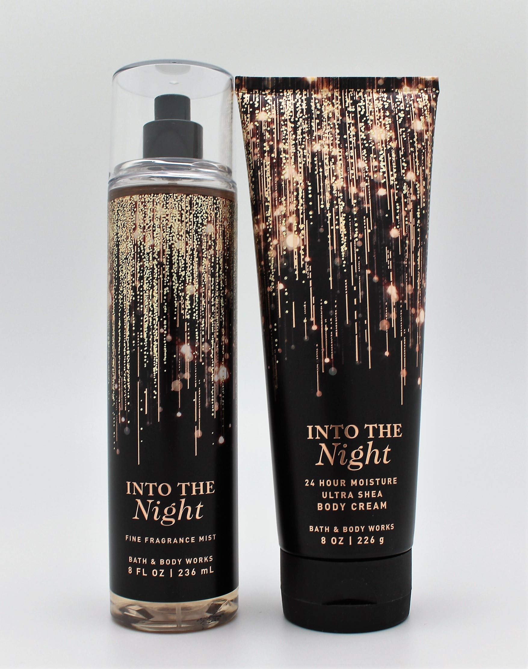 bath and body works body mist into the night
