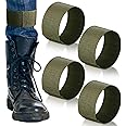 Vincreem 4 Pcs Boot Blousers Military Straps Blousing Bands Cowboy Boot Straps for Wader Fishing Hunting Biking, 2x13inch