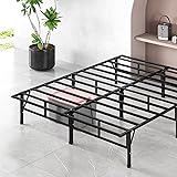 ZINUS SmartBase Compack Mattress Foundation / 14 Inch Metal Bed Frame / No Box Spring Needed / Sturdy Steel Slat Support, Kin