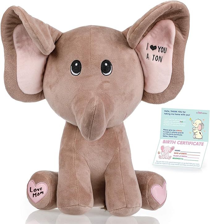 large stuffed elephant for baby