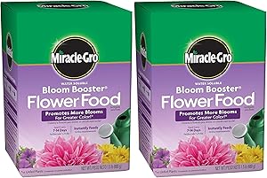 Miracle-Gro Water Soluble Bloom Booster Flower Food Pack of 2