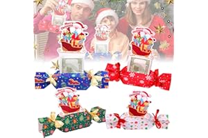 XANGNIER 4 PCS Candy Christmas Surprise Money Pull Pouch,Funny Money Box for Cash Gift Ideas,Unusual Gift Money Holders,Unique Ways to Wrap Money,Creative Ways to Give Money Gifts