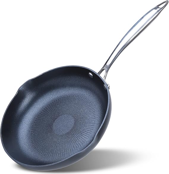 FCUS Nonstick Frying Pan, 9.5Inch HardAnodized Aluminum Fry Skillet