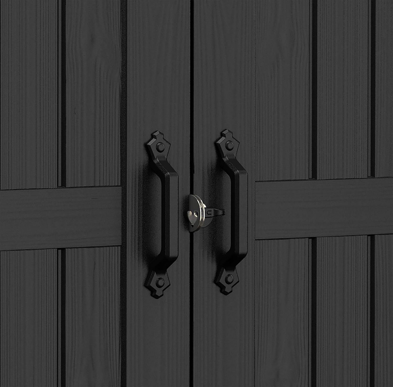 Keter Premier Apex Outdoor Garden Storage Shed, Grey, 7.5 x 7 ft - Image 5