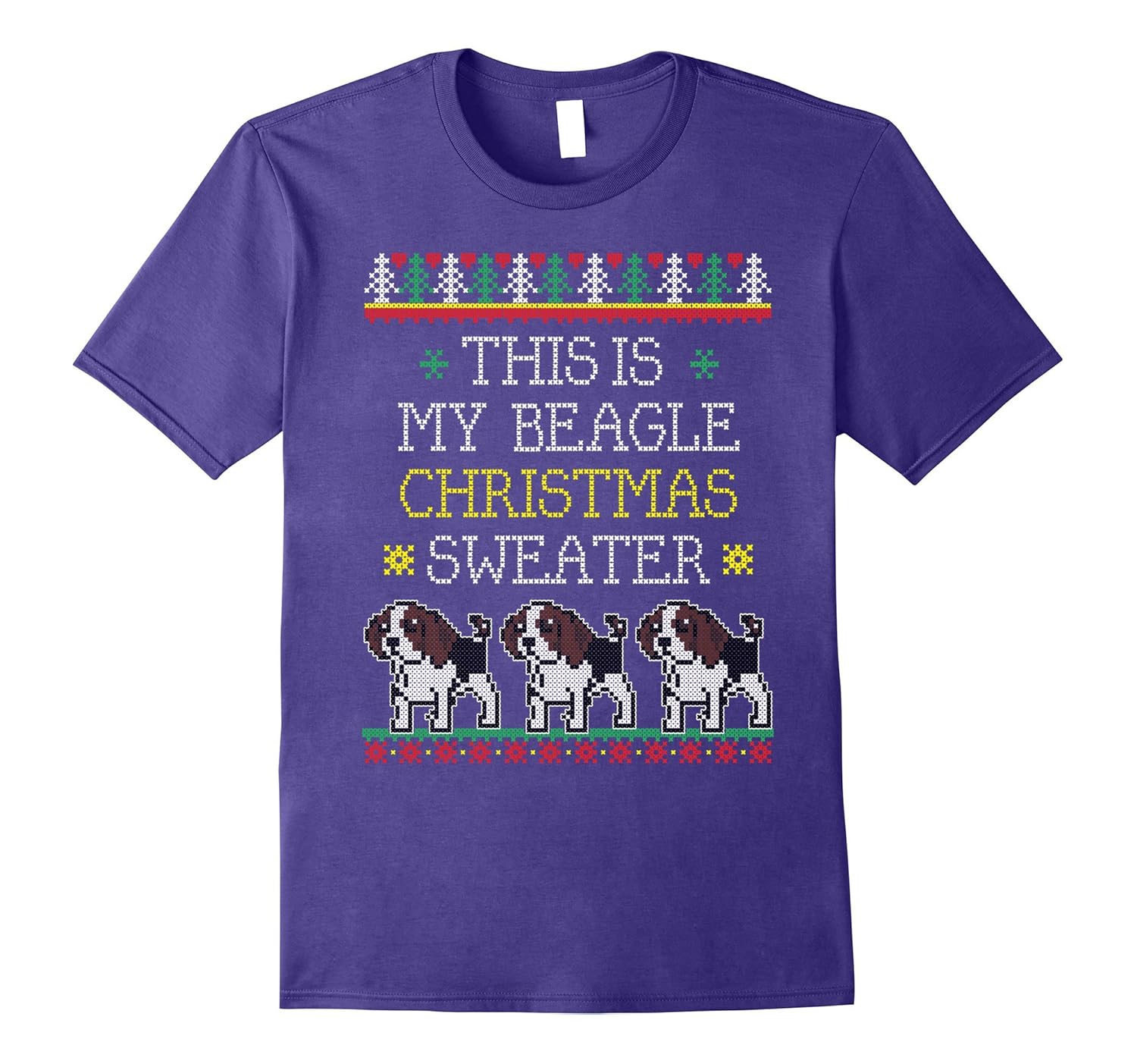 This is my Beagle Christmas Sweater 2018 New Year Gift Tee-ANZ