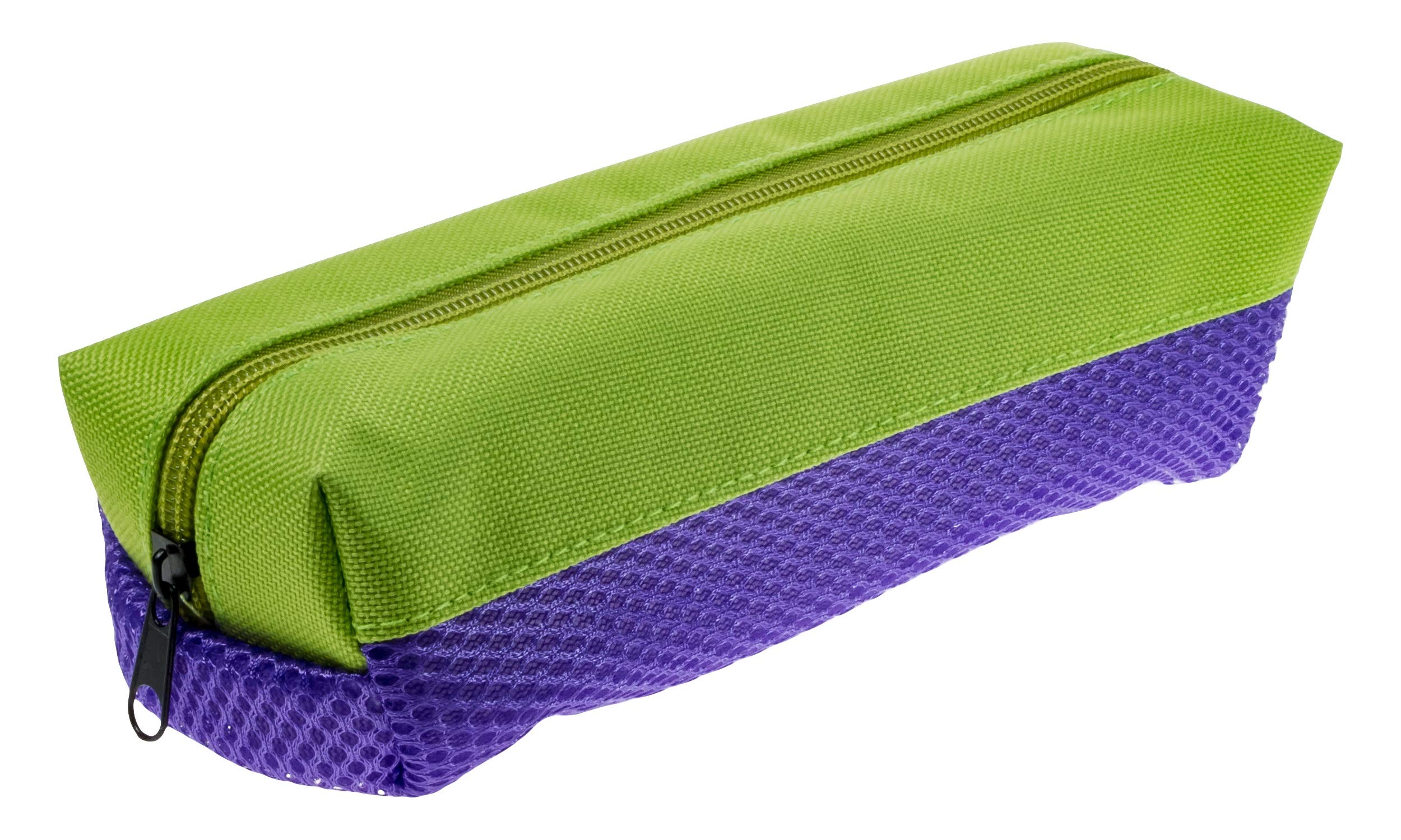 TSI 49817-6 MESH Pencil Case Size 22 x 7 x 7 cm Green/Purple