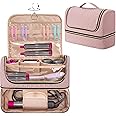 Yarwo Double-layer Storage Bag Compatible with Dyson Airwrap Multi-styler Complete Long and Attachments, Portable Travel Case with Hanging Hook for Hair Curler Accessories, Dusty Rose (Bag Only)