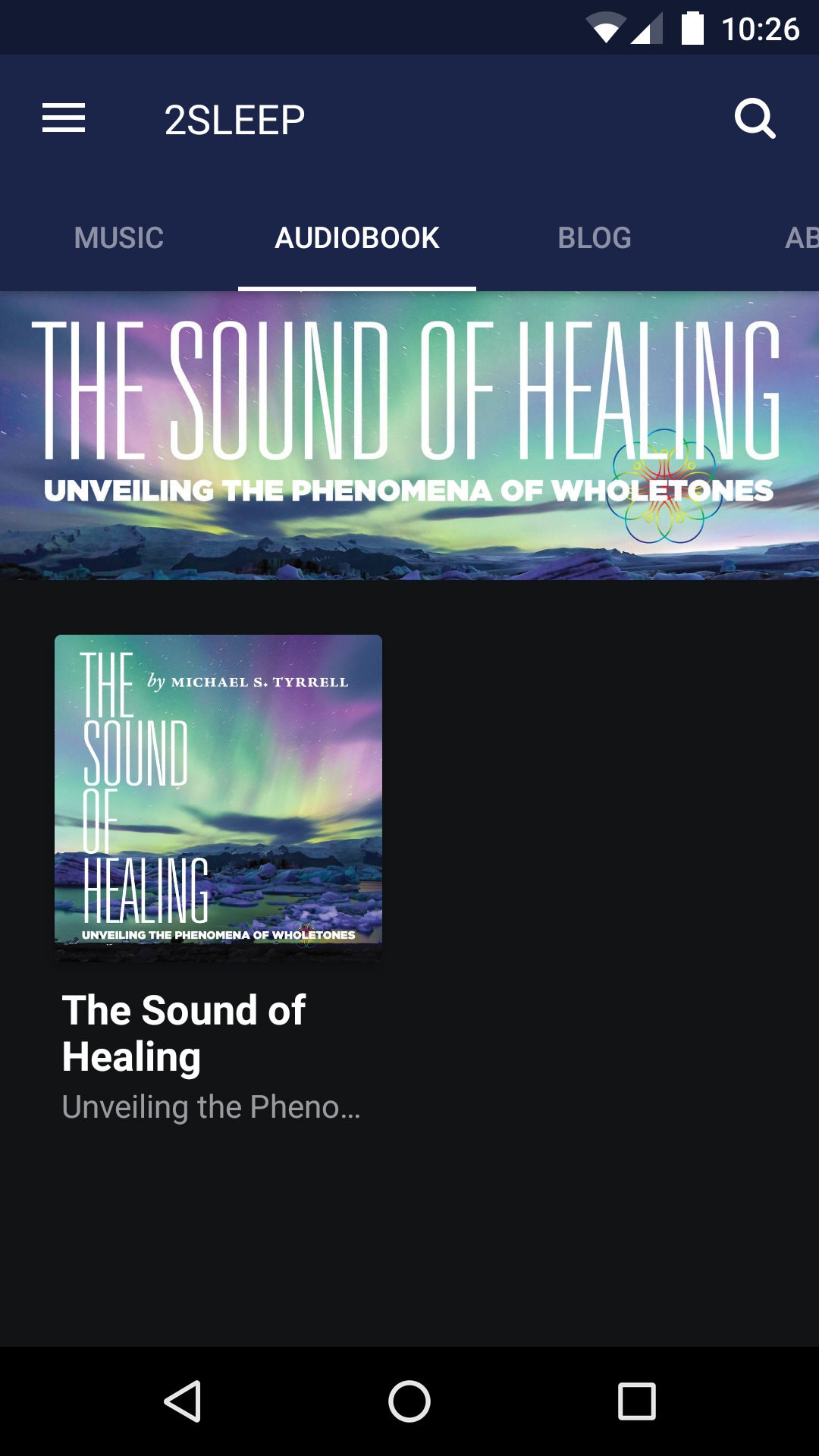 WHOLETONES 2Sleep