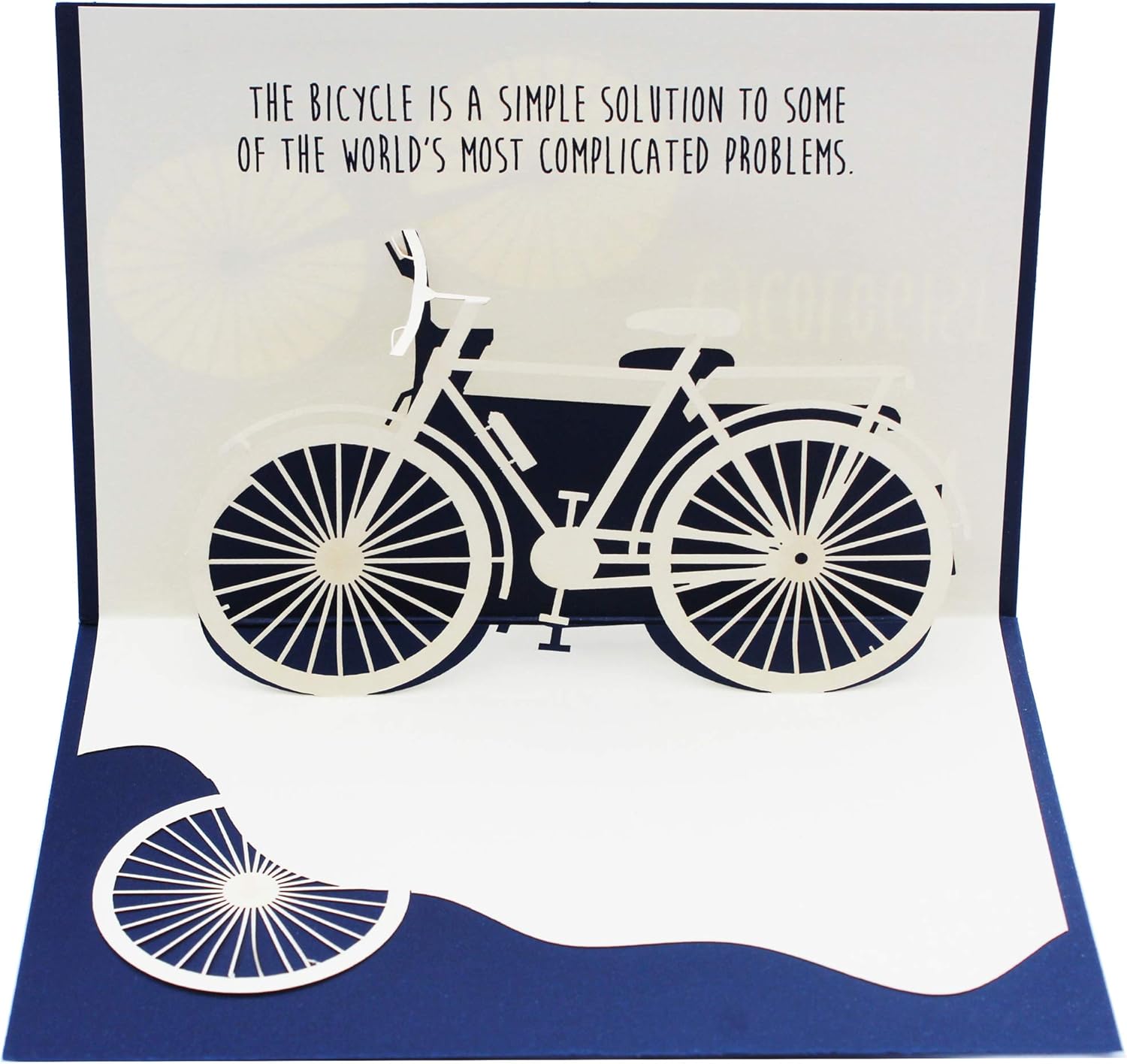 Cycologist Velo Pop Up Carte Cadeau Bike Carte Amazon Fr Fournitures De Bureau