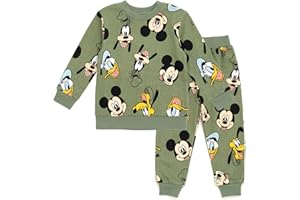 Disney Mickey Mouse Sweatshirt and Pants Set Infant to Little Kid Sizes (12 Months - 7-8)