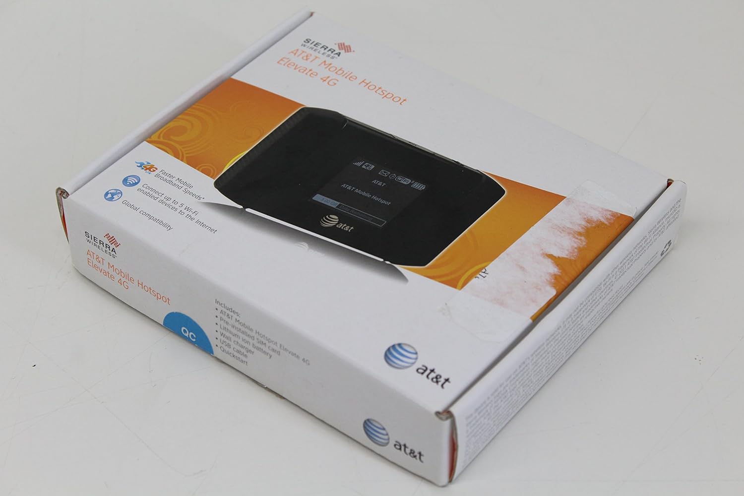 Amazon.com: AT&T Sierra Wireless Mobile Hotspot Elevate 4G: Cell Phones &  Accessories