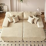 ovios 81" Oversized Sectional Double Lounge Chaise