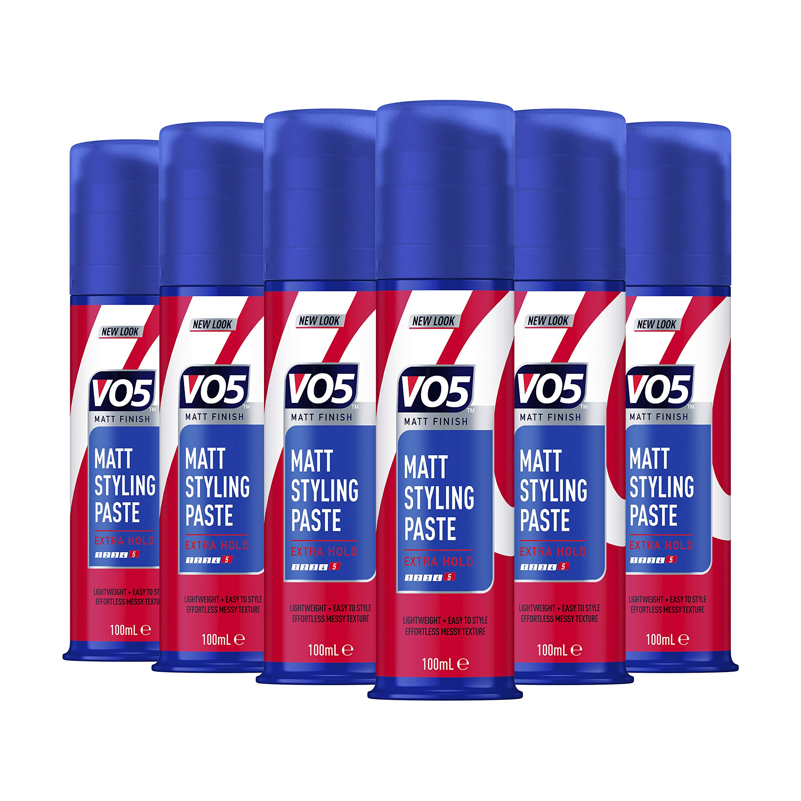 VO5 Matt Styling Paste 600 ml (Pack of 6X100 ml)