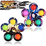 PIWFSDBG 2 Pcs Pop Fidget Popper, Sensory Fidget Toy, Handheld Mini Bubble Popping Fidget Sensory Toys, Stress Relief Anti-An