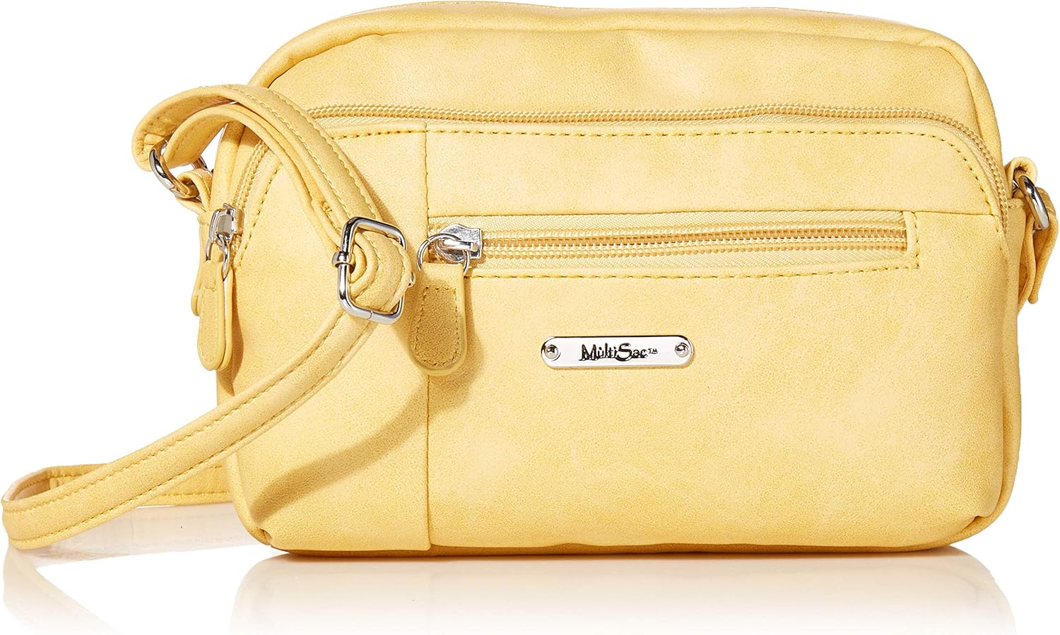 MultiSac Womens Mini Dynamic Crossbody Bag, Buttercup Handbags