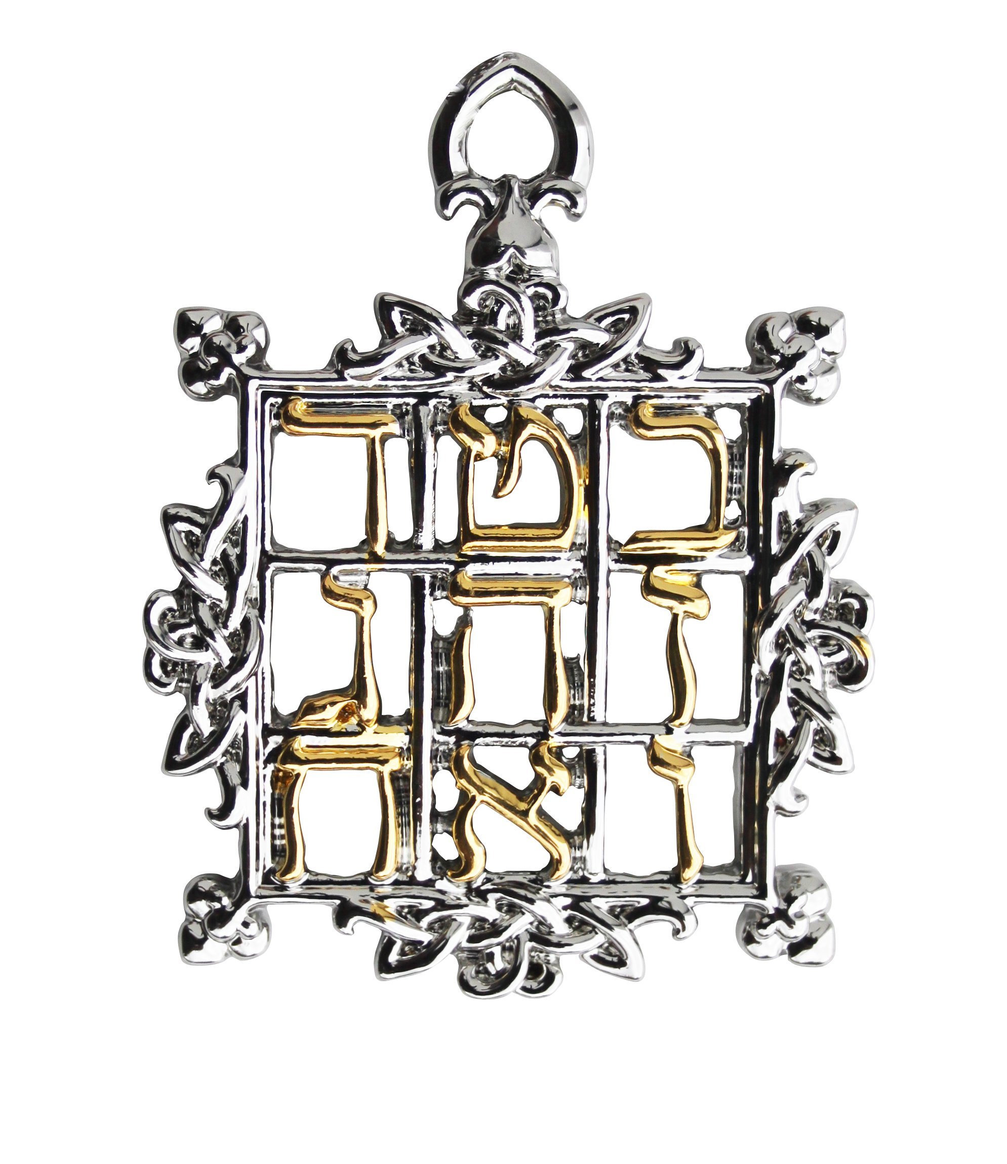 Mystic Kabbalah Magic Square of Saturn - For Self Discipline Pendant Necklace