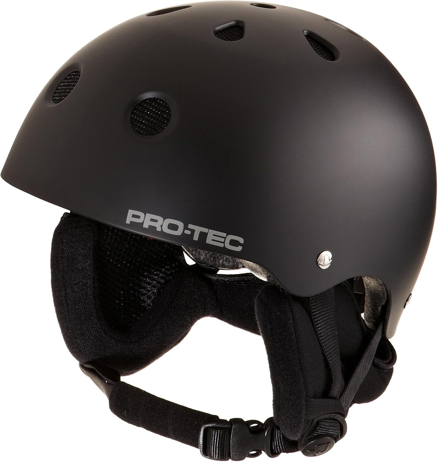 Protec Classic Snow Helmet, Matte Black, XLarge Sports