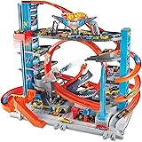 Hot Wheels City Ultimate Garage with Shark Attack, Multi