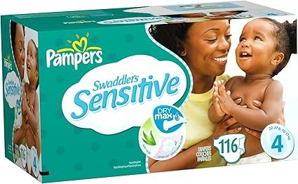 pampers swaddlers sensitive size 4