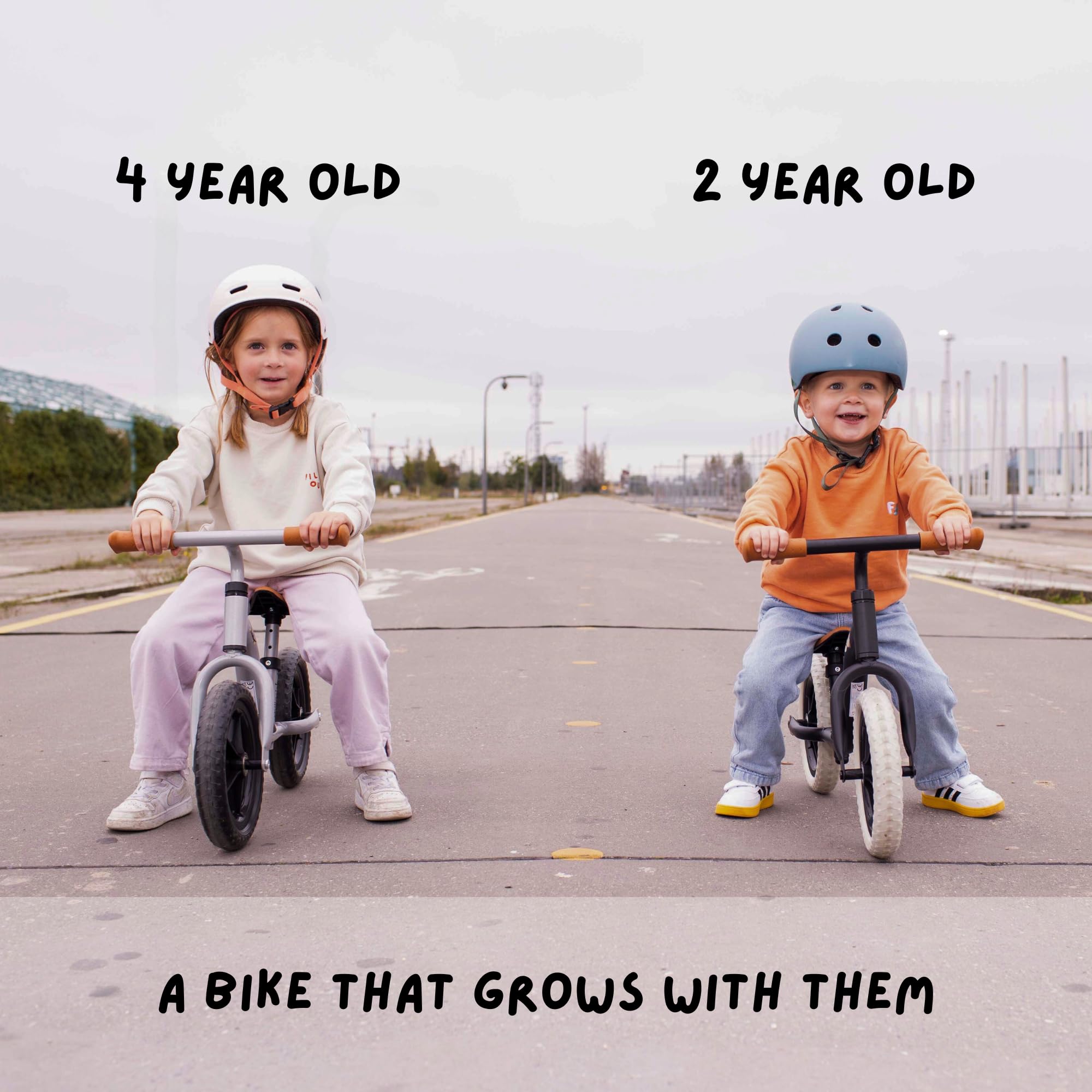 Chillafish Charlie Kids Balance Bike: Lightweight Frame, Toddler Bicycle with No-Puncture Tires, Adjustable Seat & Handle Bars, Easy Carry Handle