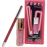 FENTY BEAUTY Lined + Luminized 2 piece Lip Set - Lip Liner (Riri) and Gloss Bomb (Grape Splash)