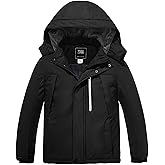 ZSHOW Boys' Waterproof Ski Jacket Windbproof Hooded Mountain Sportswear Outdoor Raincoat
