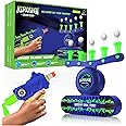 USA Toyz AstroShot Zero GSX Shooting Games for Kids - Nerf Compatible Glow in The Dark Floating Ball Targets for Shooting with Foam Blaster Toy Gun, 10 Floating Ball and 5 Flip Targets