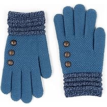 KNIT GLOVE ベージュ Knit Glove with Touch Screen Access A/3