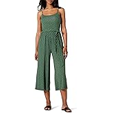 Amazon Essentials Women's Jersey Cami Cropped Wide Leg Jumpsuit