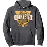 Arizona State Sun Devils Retro Triblock Officially Licensed Pullover Hoodie