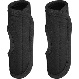 Generic Luggage Handle Wrap for Suitcase, 2 Pcs Bright Color Neoprene Comfort Soft Handle Covers Luggage Identifiers for Bag