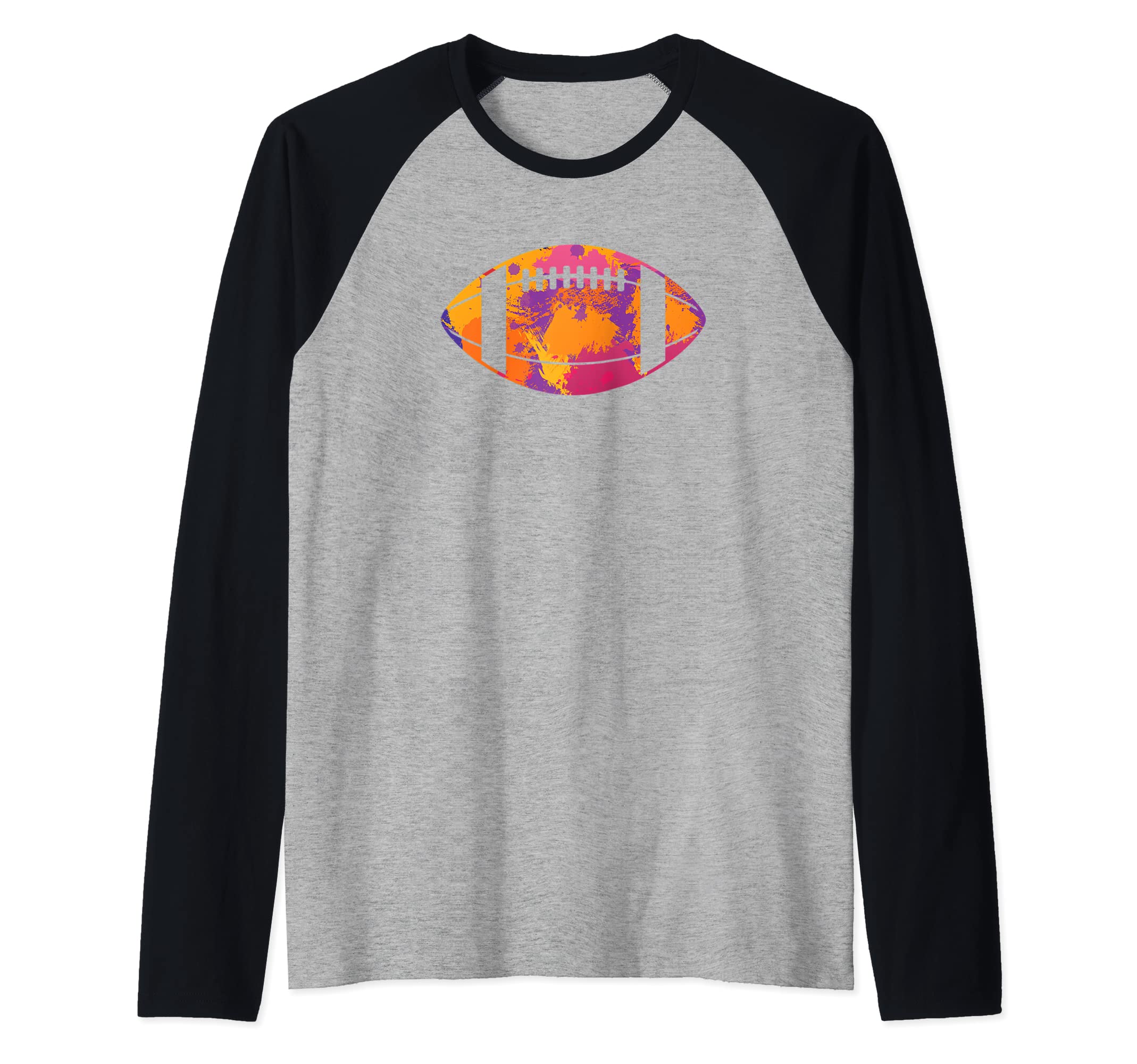 American Football Team - Sunday Football Player Raglan Baseball Tee