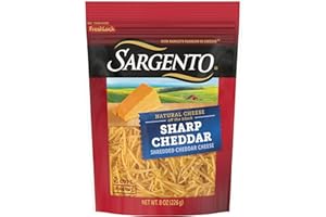 Sargento Natural Sharp Cheddar Shredded Cheese, Fine Cut, 8 oz