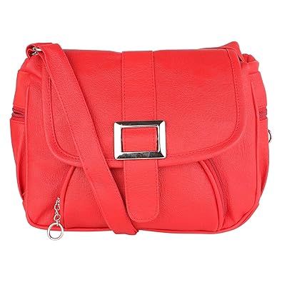 Sleema fashion Stylish PU Sling Bag for Women & Girls College Bag