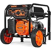 WEN 5600-Watt Portable Generator, Electric Start, 224cc, Transfer-Switch and RV-Ready with CO Shutdown Sensor (GN5602X)