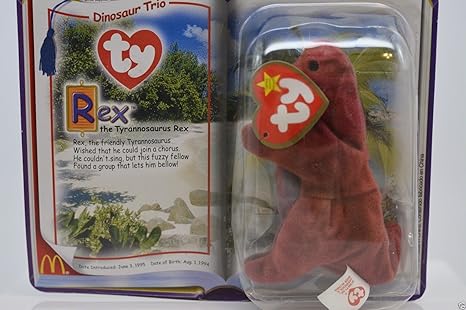 dinosaur trio beanie babies