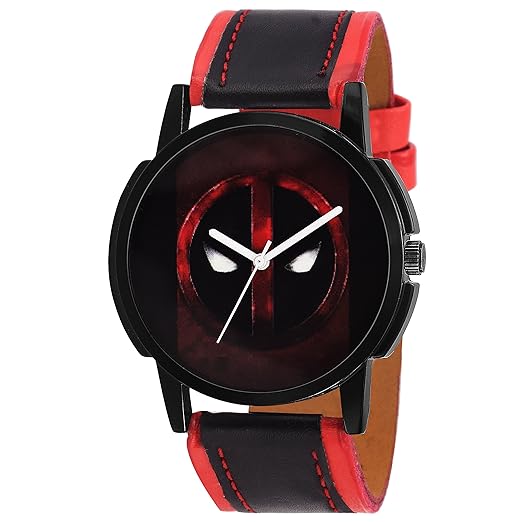 Timebre Analogue Red Dial Men's & Women's Watch - Tmgxblk797
