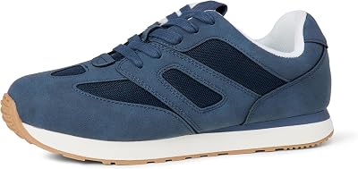 Sneakers con Lacci Unisex - Bambini e ragazzi, Blu Marino, 36 EU