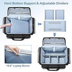 Trunab Medical Bag on Wheels with Detachable
