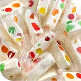 Jujube Nougat, Nougat Candy with Fruit Jelly Pieces - 35 Count, 12 Oz Bag