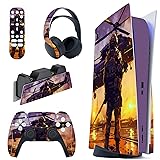 PlayVital Full Set Skin Decal for ps5 Console Disc