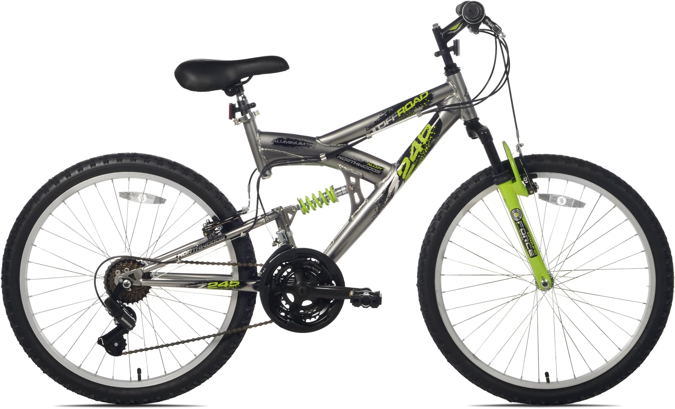 Northwoods Aluminum Full Suspension Mountain Bike