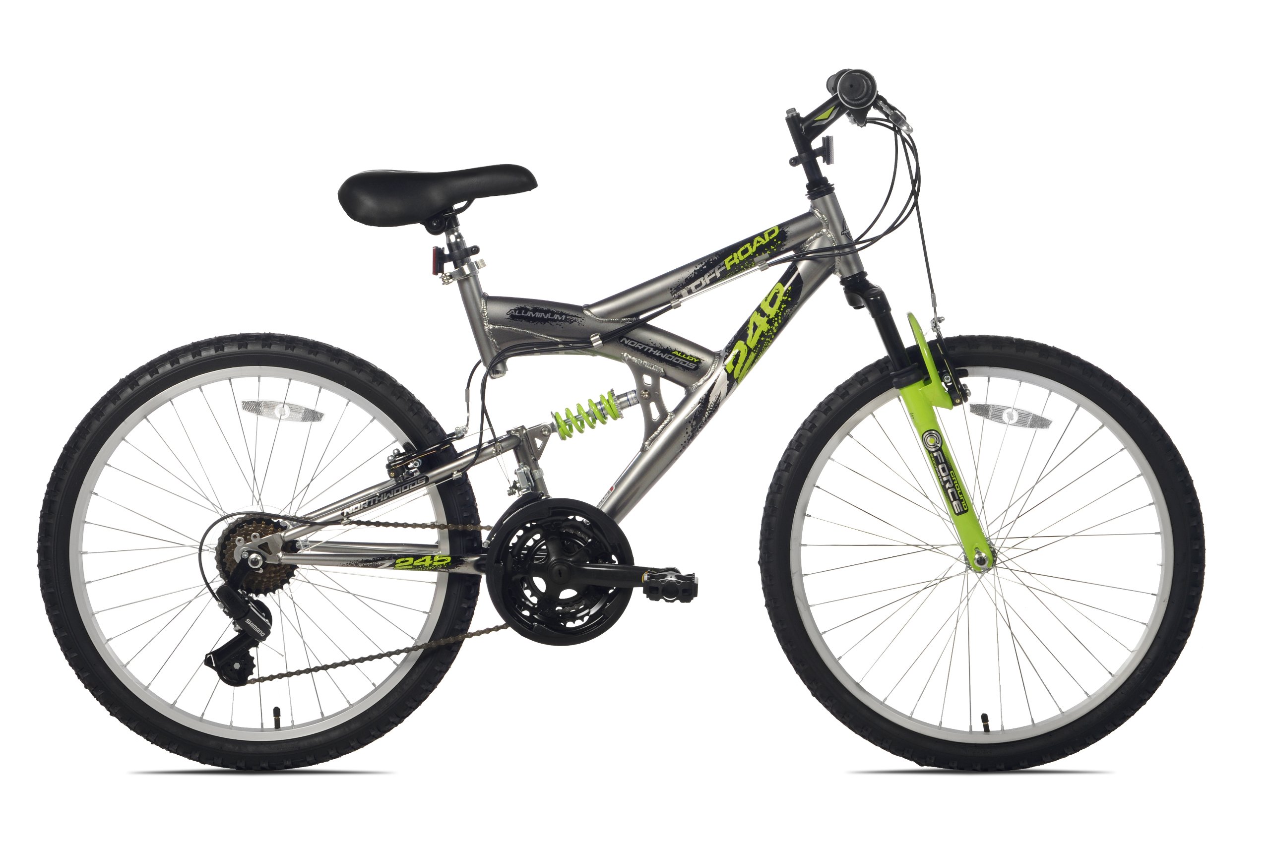 Northwoods Aluminum Full Suspension Mountain Bike