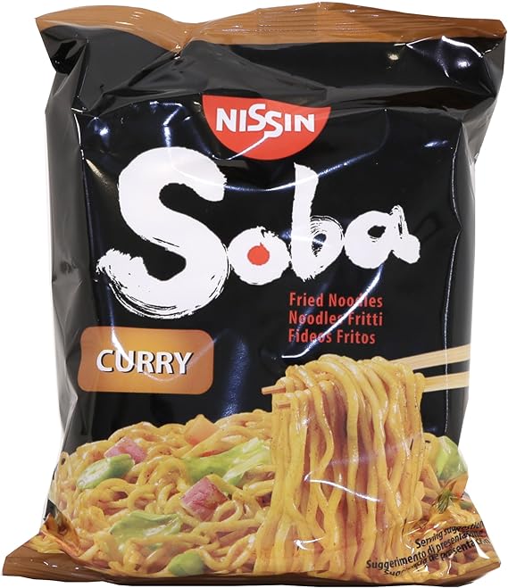 Nissin Soba Fried Instant Noodles Curry 9 Packets Amazon.co.uk
