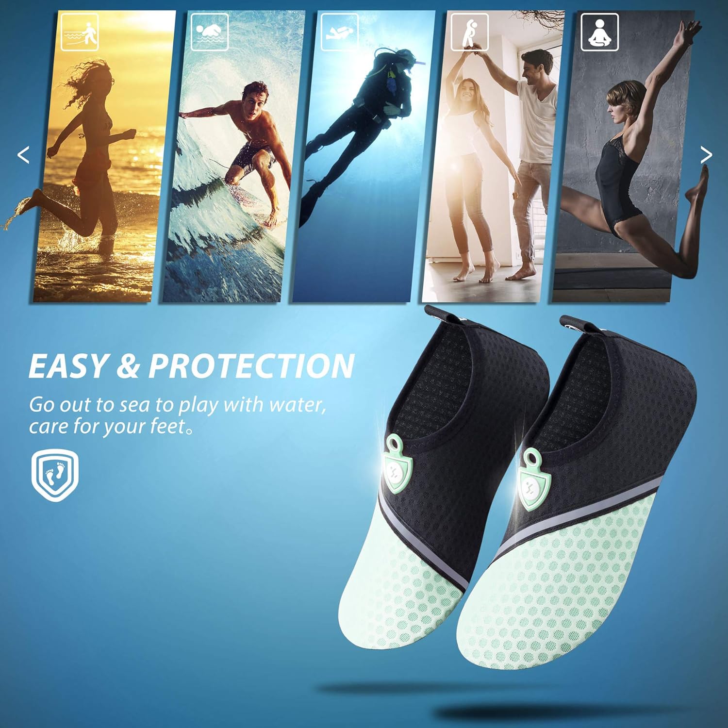 simari womens and mens water shoes