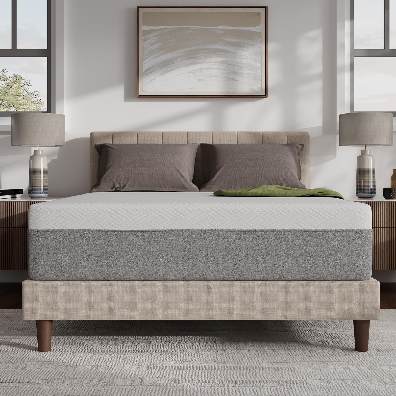 Novilla 12 Inch King Mattress, Gel Memory Foam Mattress King Size in a Box with Comfort Foam for Pressure Relief & Body Support & Cool Night Sleep, CertiPUR-US Certified Image Novilla 12 Inch King Mattress, Gel Memory Foam Mattress King Size in a Box with Comfort Foam for Pressure Relief & Body Support & Cool Night Sleep, CertiPUR-US Certified Image