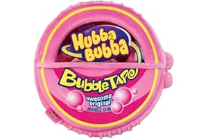 iscream Hubba Bubba Bubble Gum Tape Package 11" x 11.5" Pillow Set with Bubble Gum Strip Pillows